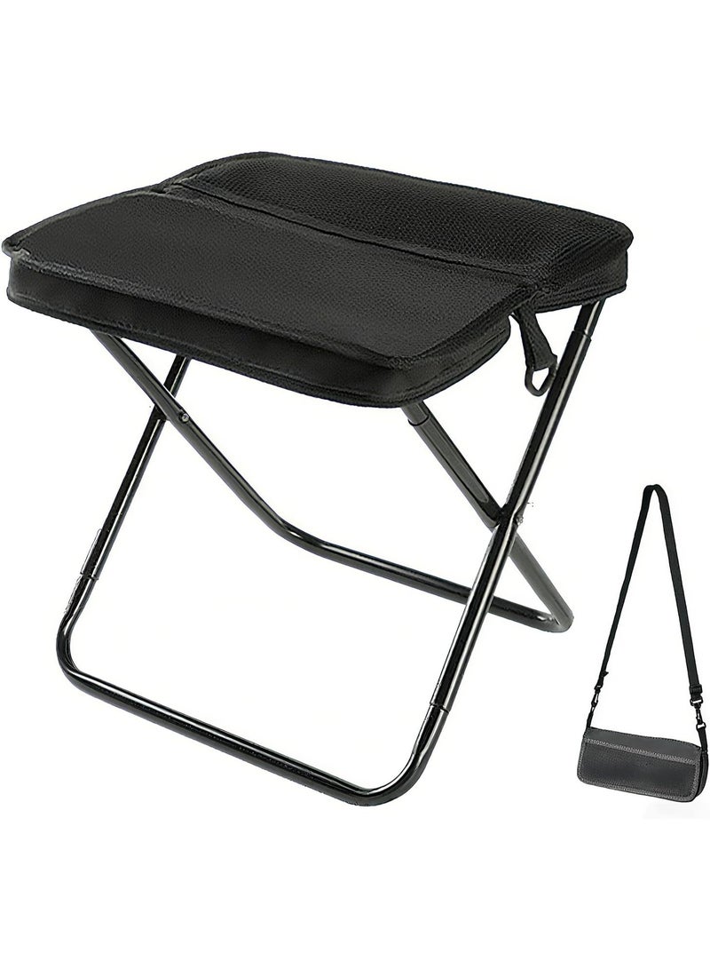 A folding travel chair (or fishing chair/small camping chair), which is lightweight and easy to carry thanks to its design that transforms into a small bag. - Image 3